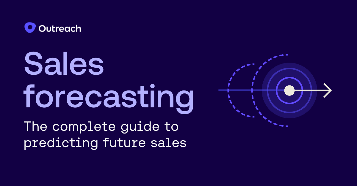 Graphic illustrating projected sales growth over time for our sales forecasting blog post.