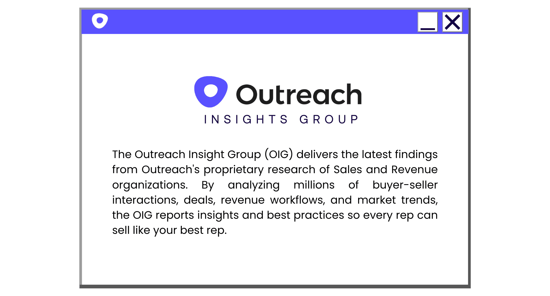 Outreach Insights Group blurb for You've Got Mail